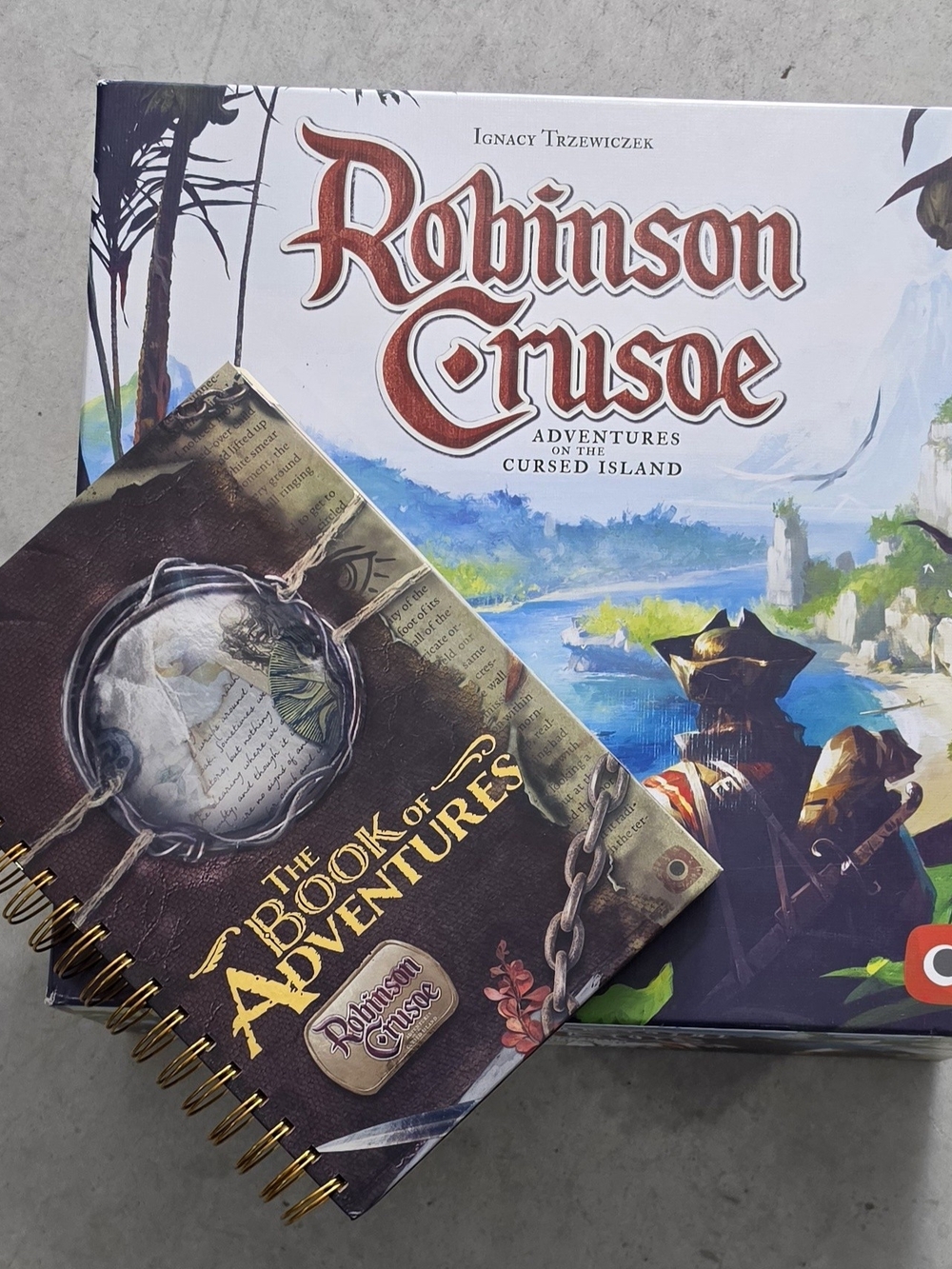 Robinson Crusoe: Adventures on the Cursed Island Board Game W/ Expansion